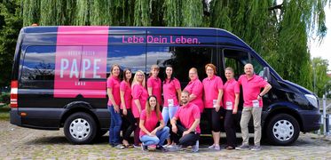 Teamfoto Geschwister Pape Tagespflege Brandenburg an der Havel